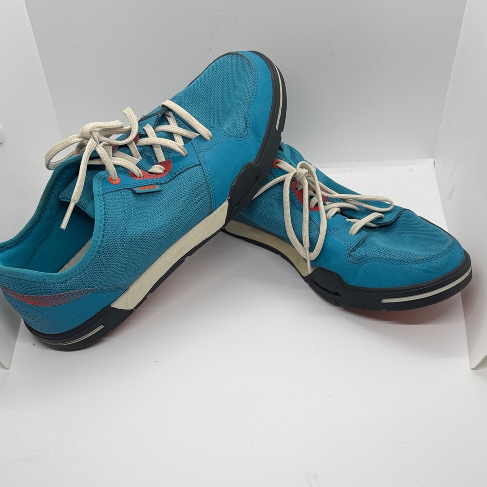Teva Blue and White with orange accent Men's Sneakers